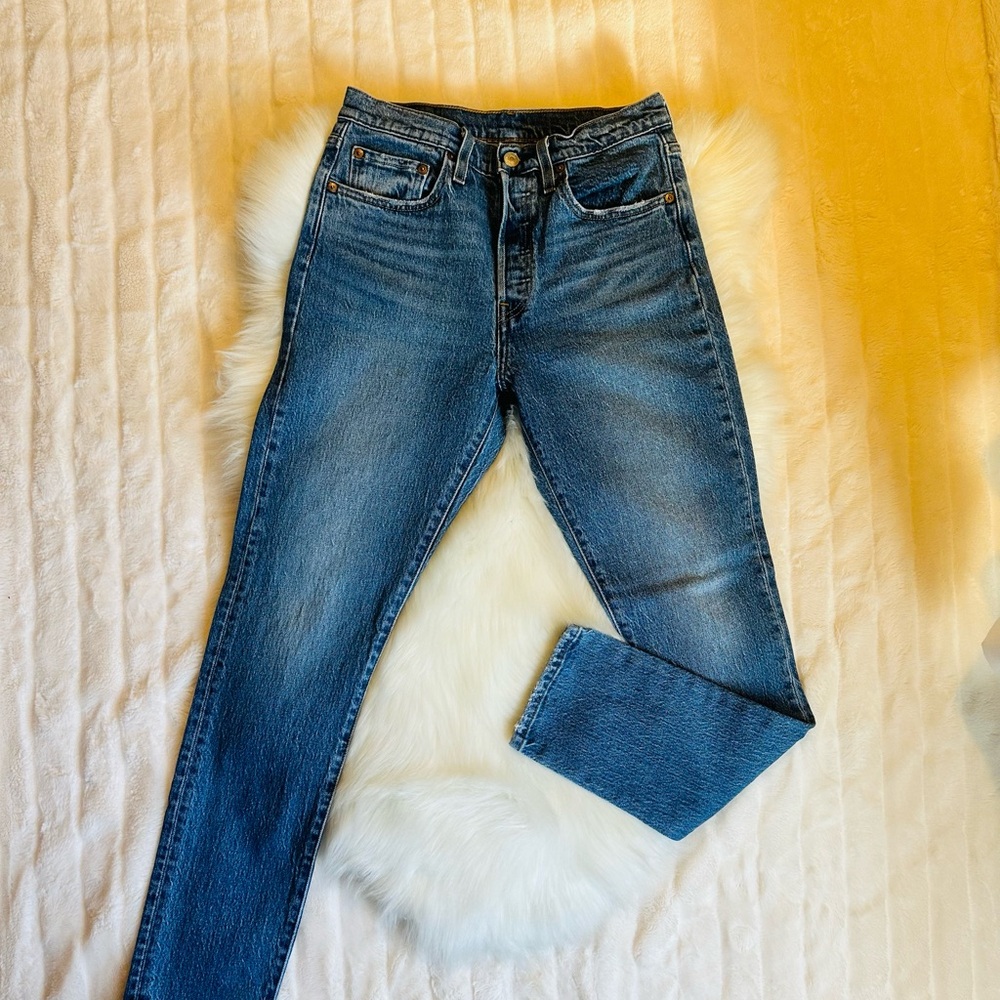 Levi's Classic Blue Denim Jeans